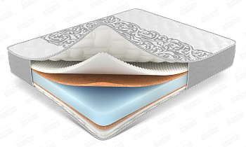 Беспружинный ортопедический матрас Massage с кокосом и массажной пеной